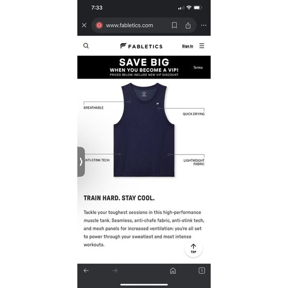 Fabletics The Training Day Muscle Tank Top Shirt Black Active Gym Training XL - Picture 8 of 9